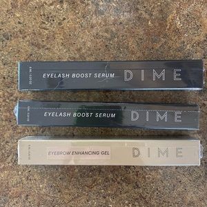 DIME eyelash serum and eyebrow gel